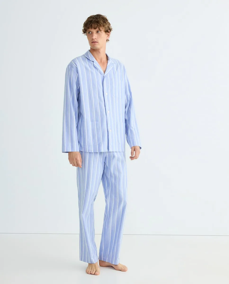 Мужская фланелевая пижама в елочку Emidio Tucci, светло-голубой
Мужская фланелевая пижама в елочку Emidio Tucci, светло-голубой