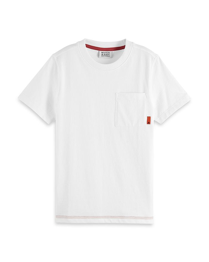 Мальчиковая классическая футболка с карманом - Regular Fit (для малышей и детей постарше) Scotch & Soda, белый
Мальчиковая классическая футболка с карманом - Regular Fit (для малышей и детей постарше) Scotch & Soda, белый