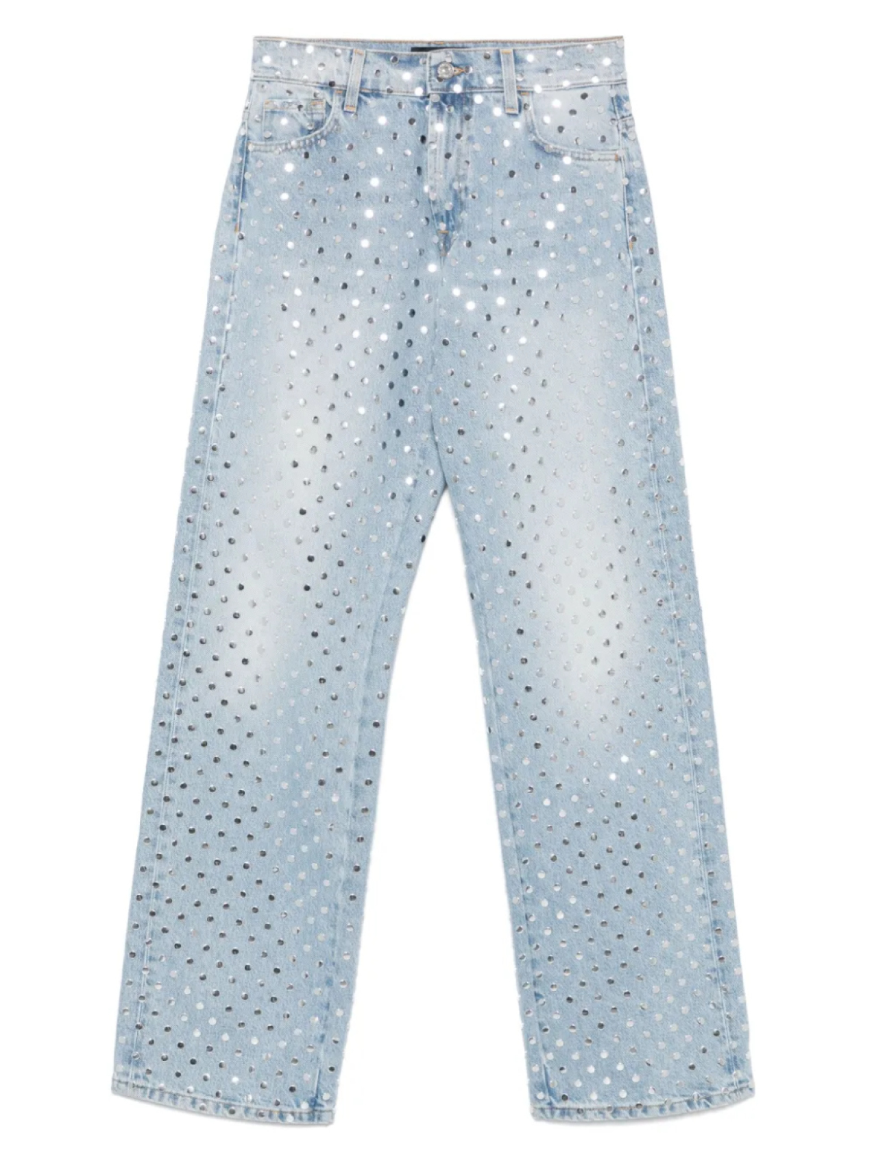 Прямые джинсы из хлопка 7 For All Mankind, синий
Прямые джинсы из хлопка 7 For All Mankind, синий