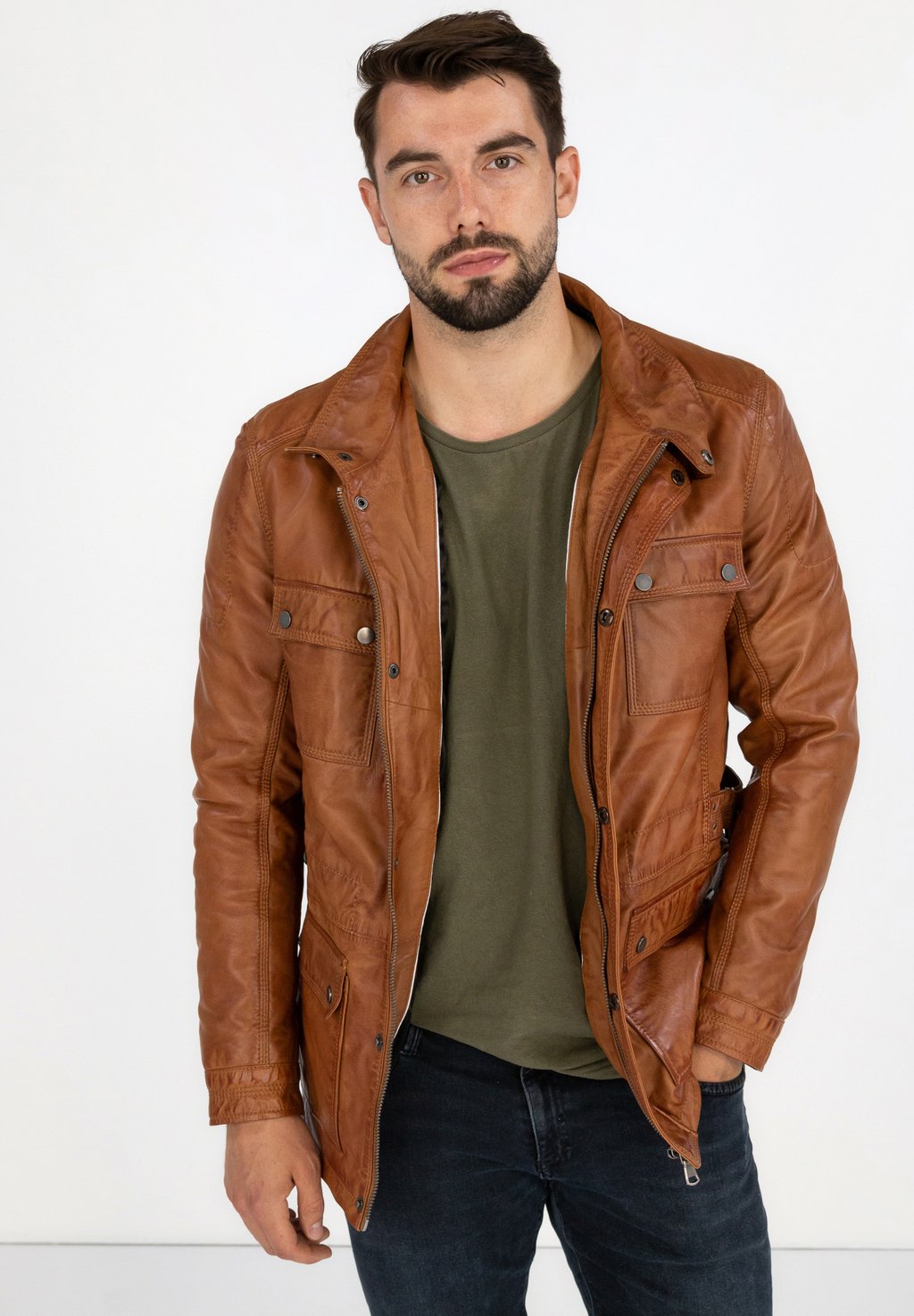 Кожаная куртка NO N4ME, цвет Cognac
Кожаная куртка NO N4ME, цвет Cognac