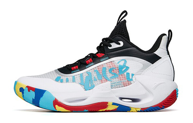 Детские баскетбольные кроссовки GS Mid-top ANTA белые/черные Anta Kids 
Детские баскетбольные кроссовки GS Mid-top ANTA белые/черные Anta Kids