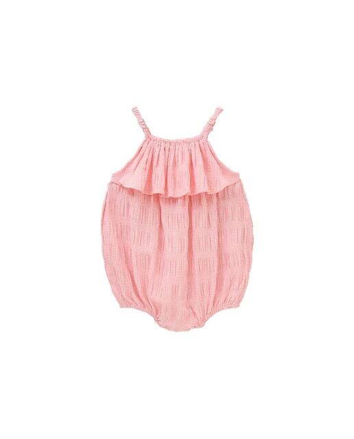 Боди-лягушка для девочки с ремешками Dadati, розовый
Боди-лягушка для девочки с ремешками Dadati, розовый