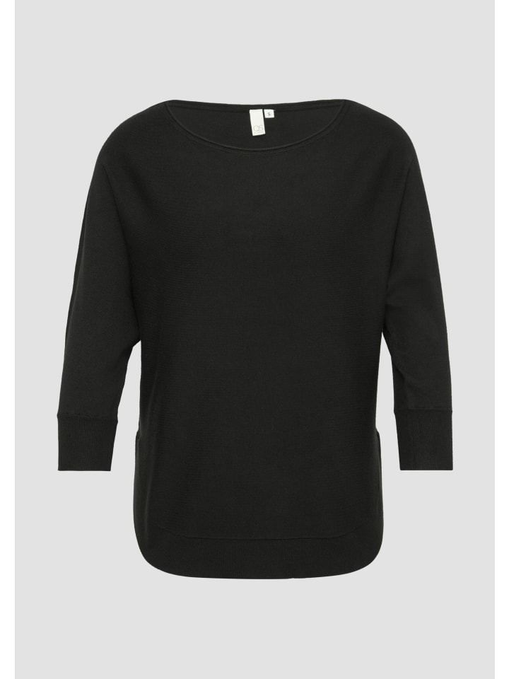 Вязаный свитер в цвете 9999_черный QS
Вязаный свитер в цвете 9999_черный QS