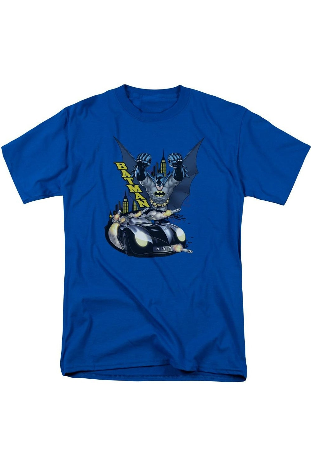 Футболка с коротким рукавом для взрослых «Бэтмен по воздуху и по земле» Gildan, синий
Футболка с коротким рукавом для взрослых «Бэтмен по воздуху и по земле» Gildan, синий