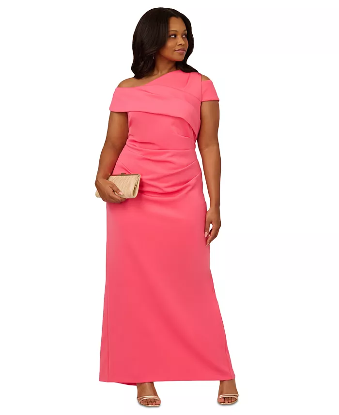 Асимметричное платье с драпировкой больших размеров Adrianna Papell, розовый
Асимметричное платье с драпировкой больших размеров Adrianna Papell, розовый