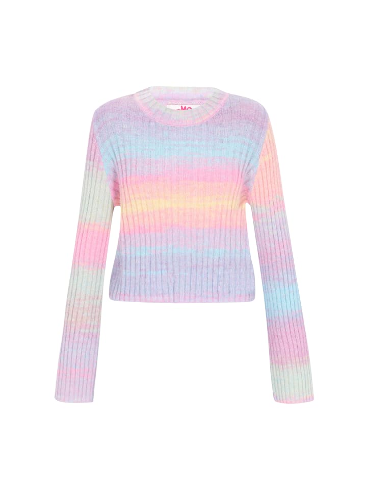 Женский свитер розового цвета с разноцветными вставками myMo
Женский свитер розового цвета с разноцветными вставками myMo