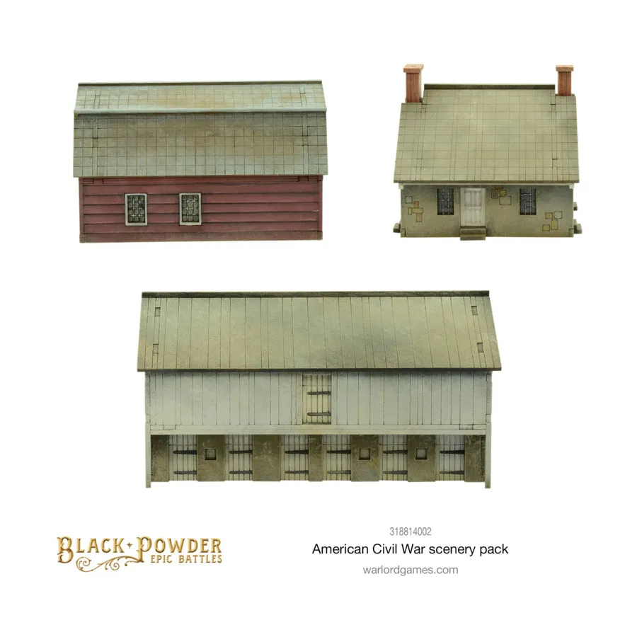 Пакет пейзажей Гражданской войны в США, Black Powder - Epic Battles - American Civil War (15mm)
Пакет пейзажей Гражданской войны в США, Black Powder - Epic Battles - American Civil War (15mm)
