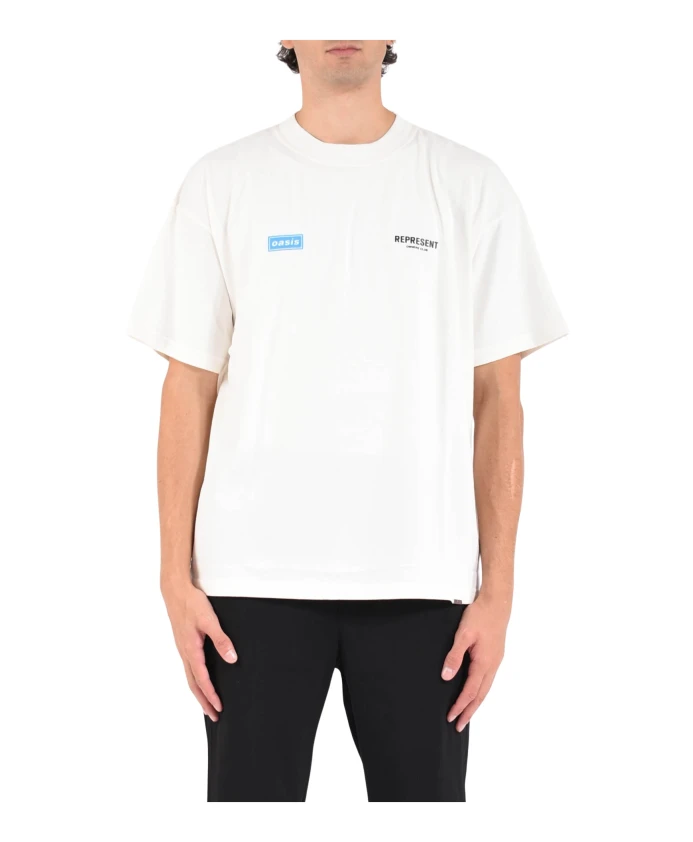 Футболка большого размера из хлопка с художественным принтом Represent, белый
Футболка большого размера из хлопка с художественным принтом Represent, белый