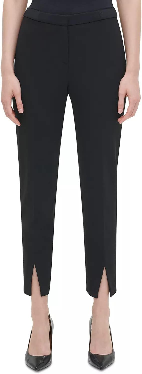 Женские брюки Calvin Klein Misses с разрезом и присборенной талией, Black
Женские брюки Calvin Klein Misses с разрезом и присборенной талией, Black