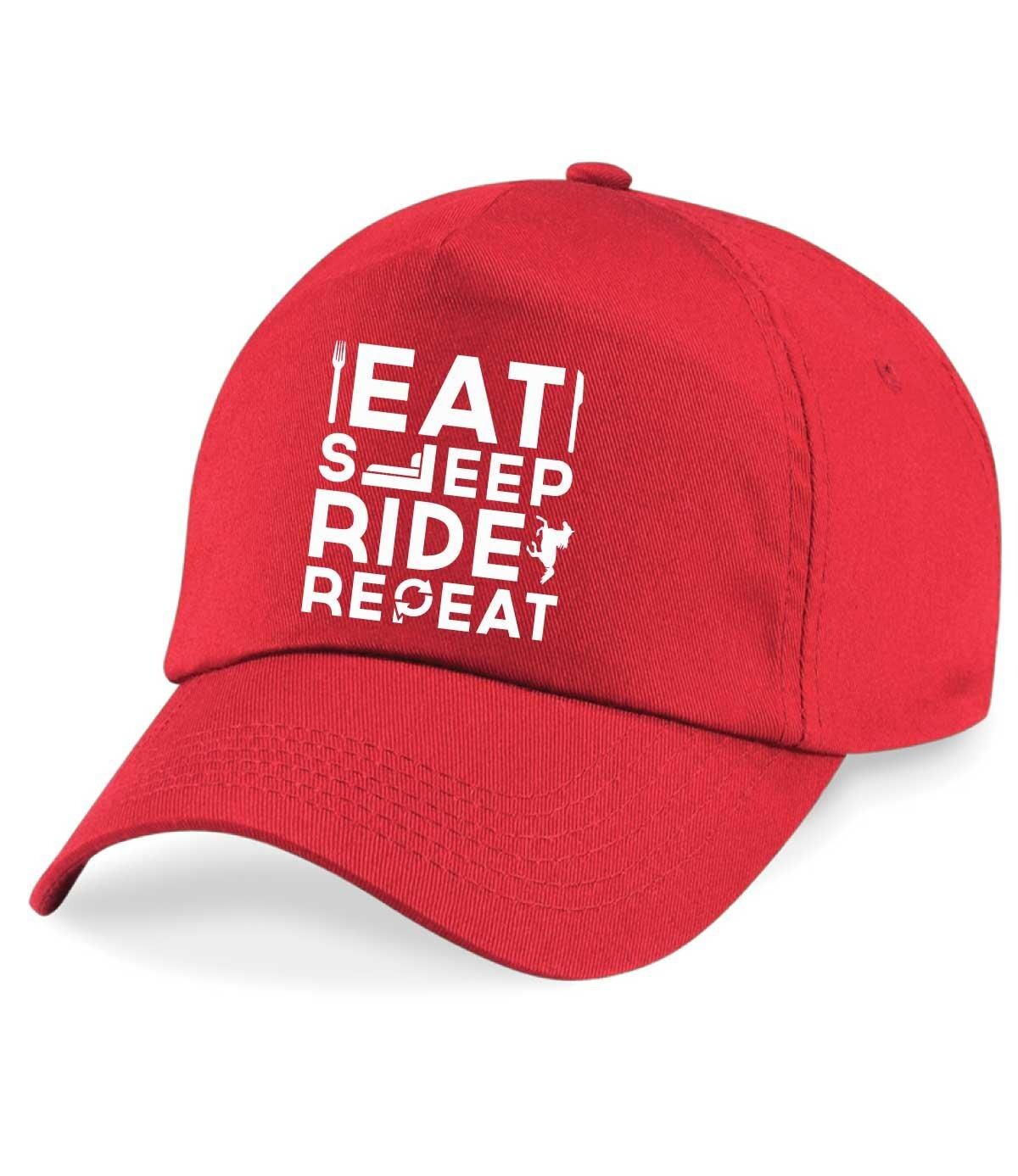 Бейсбольная кепка Eat Sleep Ride с повтором 60 SECOND MAKEOVER, красный
Бейсбольная кепка Eat Sleep Ride с повтором 60 SECOND MAKEOVER, красный