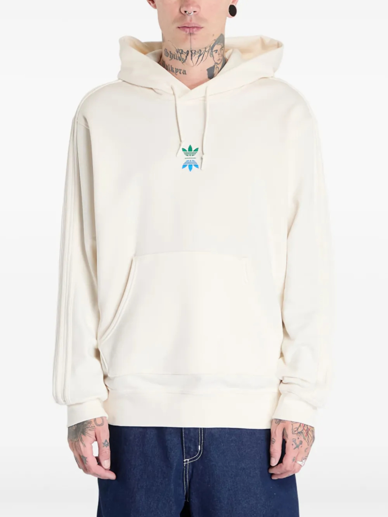 Толстовка с вышитым логотипом Adidas, белый
Толстовка с вышитым логотипом Adidas, белый