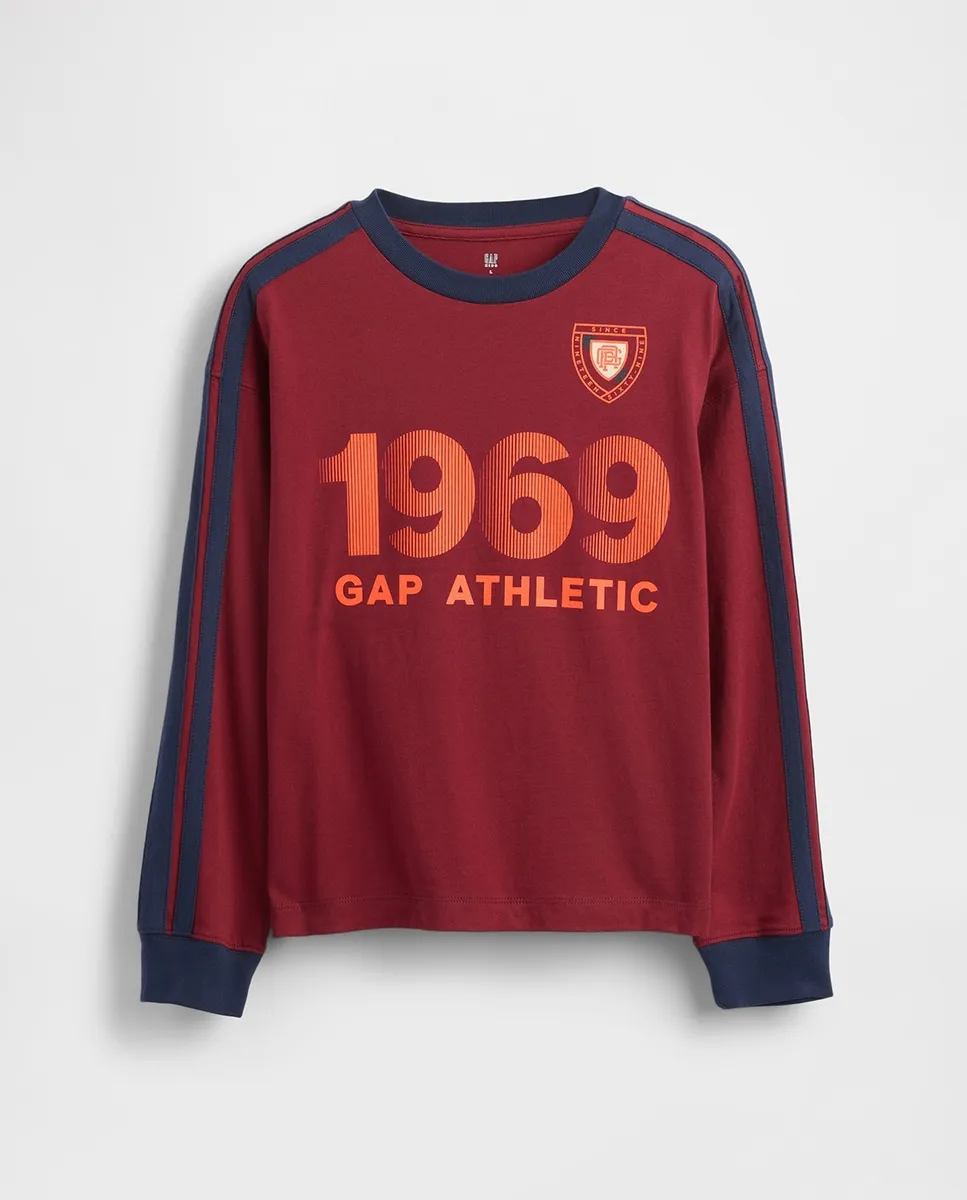Детская футболка с логотипом футбола Gap, красный
Детская футболка с логотипом футбола Gap, красный
