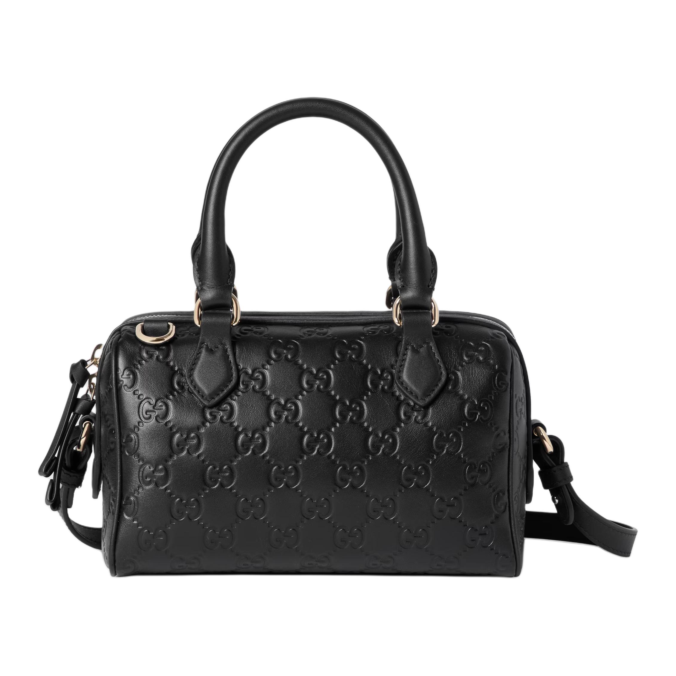 GUCCI Кожаная сумка Бостон через плечо маленькая женская черная
GUCCI Кожаная сумка Бостон через плечо маленькая женская черная