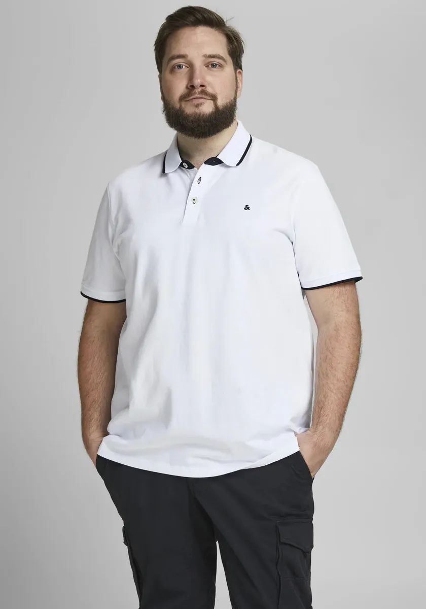 Рубашка-поло Jack & Jones PlusSize "JJEPAULOS POLO SS NOOS PLS", белый
Рубашка-поло Jack & Jones PlusSize "JJEPAULOS POLO SS NOOS PLS", белый