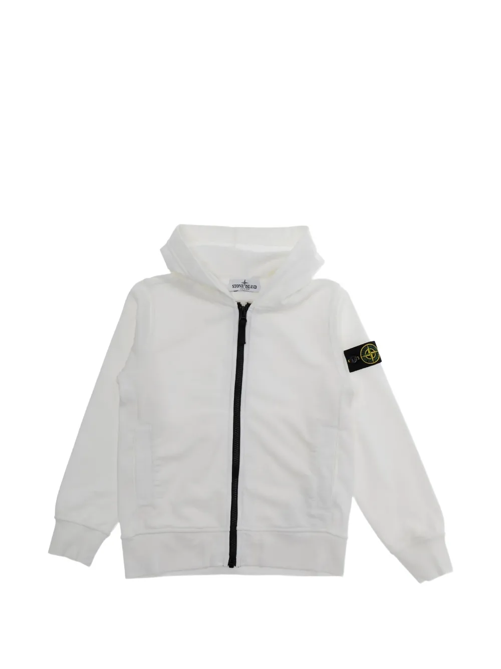 Толстовка на молнии Stone Island Junior, белый
Толстовка на молнии Stone Island Junior, белый