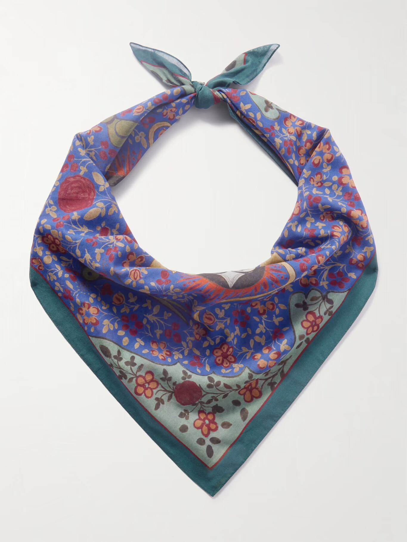 Набивной хлопковый шарф-вуаль DE BONNE FACTURE, синий
Набивной хлопковый шарф-вуаль DE BONNE FACTURE, синий