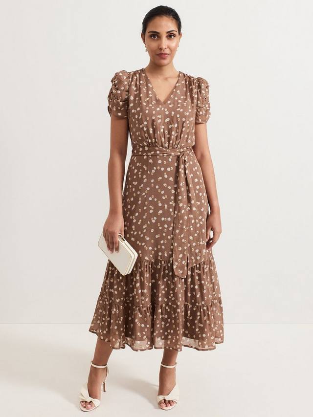 Мерцающее платье миниатюрной эми в горошек Phase Eight, разноцветный 
Мерцающее платье миниатюрной эми в горошек Phase Eight, разноцветный