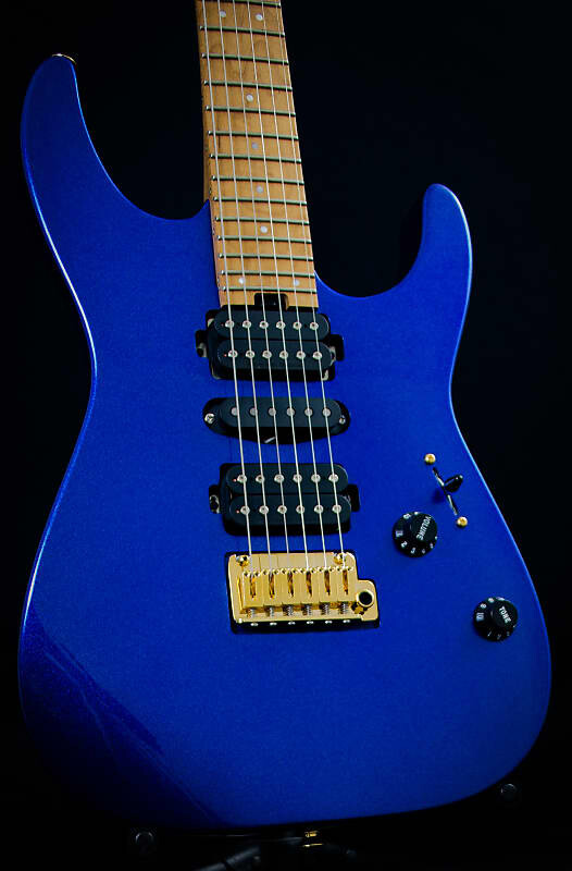 Электрогитара Charvel Pro-Mod DK24 HSH 2PT CM in Mystic Blue
Электрогитара Charvel Pro-Mod DK24 HSH 2PT CM in Mystic Blue