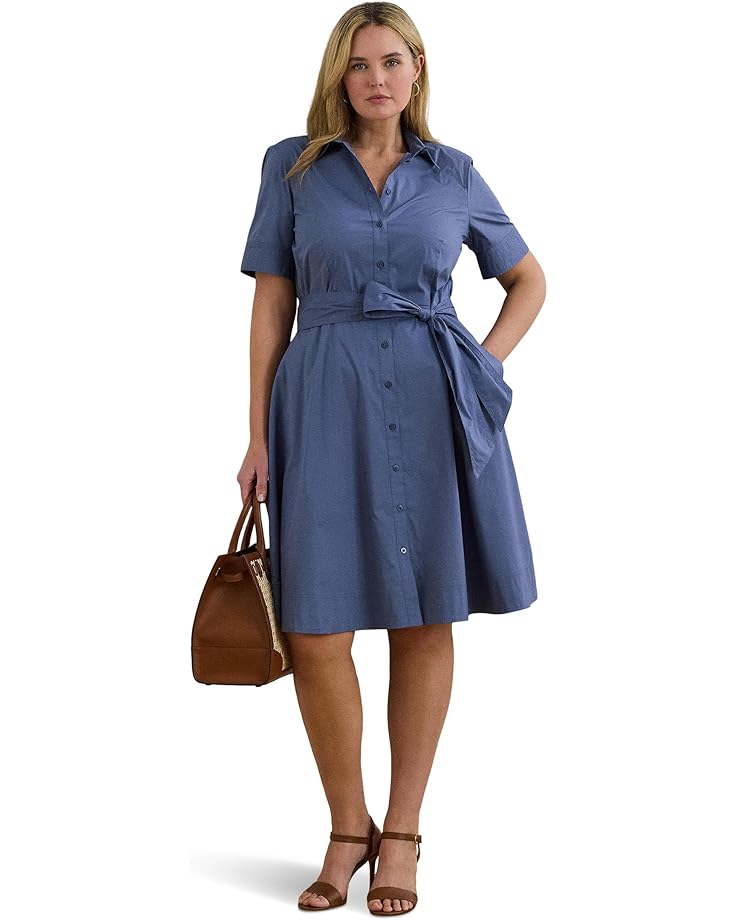 Платье Lauren Ralph Lauren Plus Size Belted Cotton-Blend Shirtdress, цвет Capri Blue
Платье Lauren Ralph Lauren Plus Size Belted Cotton-Blend Shirtdress, цвет Capri Blue