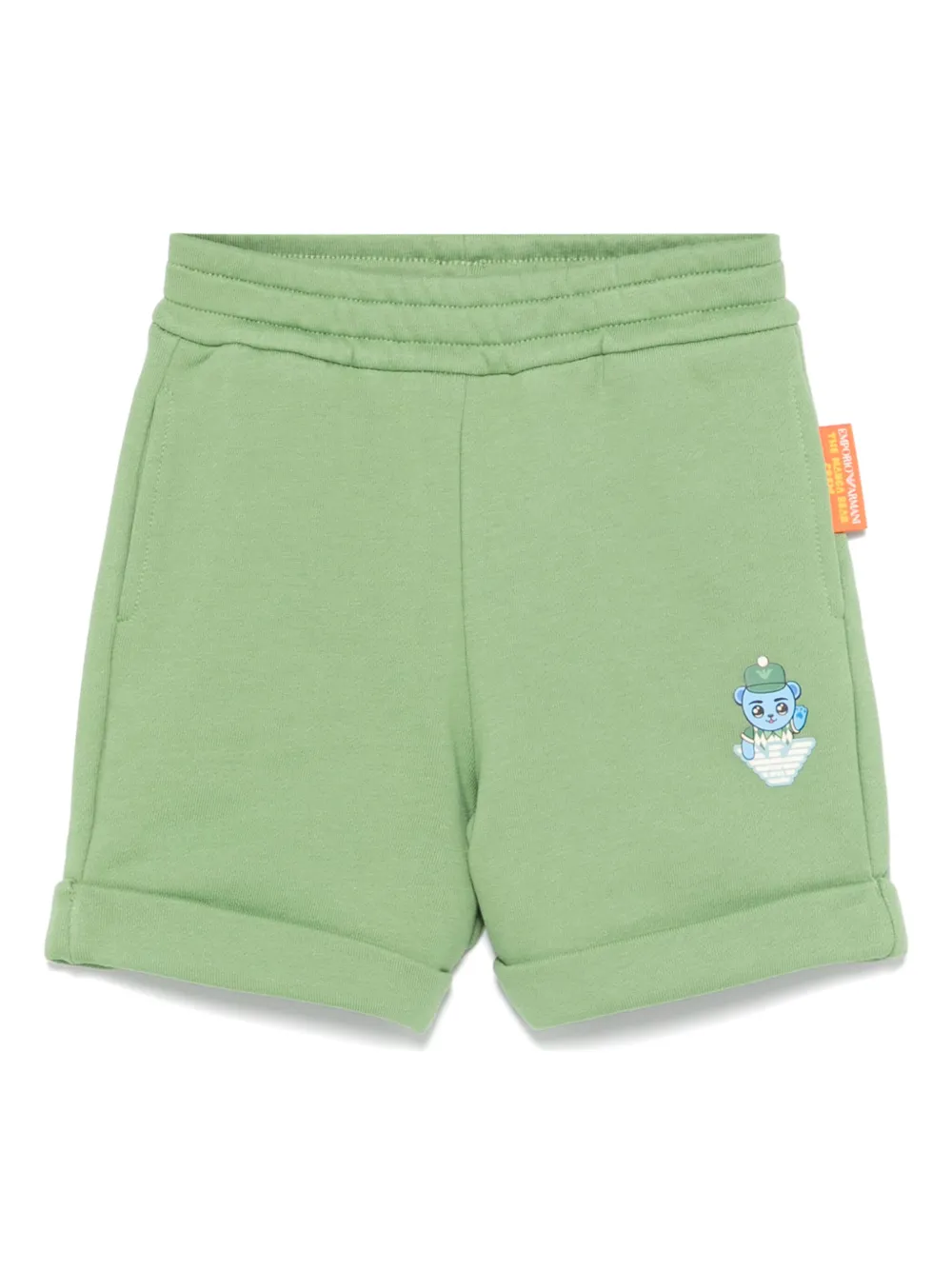 Шорты Manga Bear Crew Emporio Armani Kids, зеленый 
Шорты Manga Bear Crew Emporio Armani Kids, зеленый