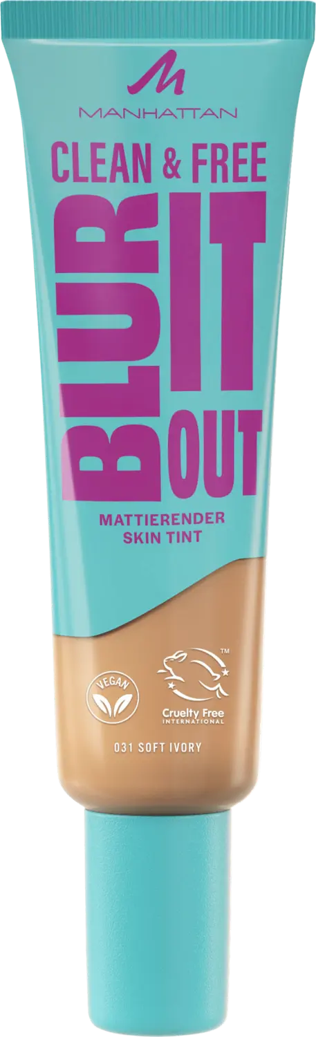 Тональный крем MANHATTAN Cosmetics Foundation Clean & Free Blur It Out Skin Tint 31 Soft Ivory, 30 ml
Тональный крем MANHATTAN Cosmetics Foundation Clean & Free Blur It Out Skin Tint 31 Soft Ivory, 30 ml