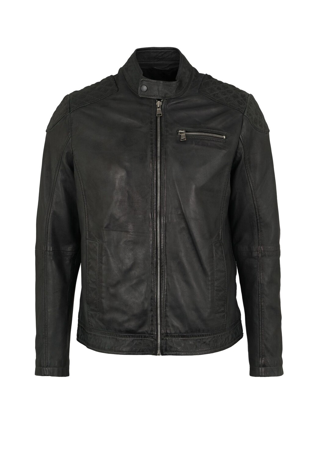 Кожаная куртка рокового дизайна CAPITANO, серый
Кожаная куртка рокового дизайна CAPITANO, серый