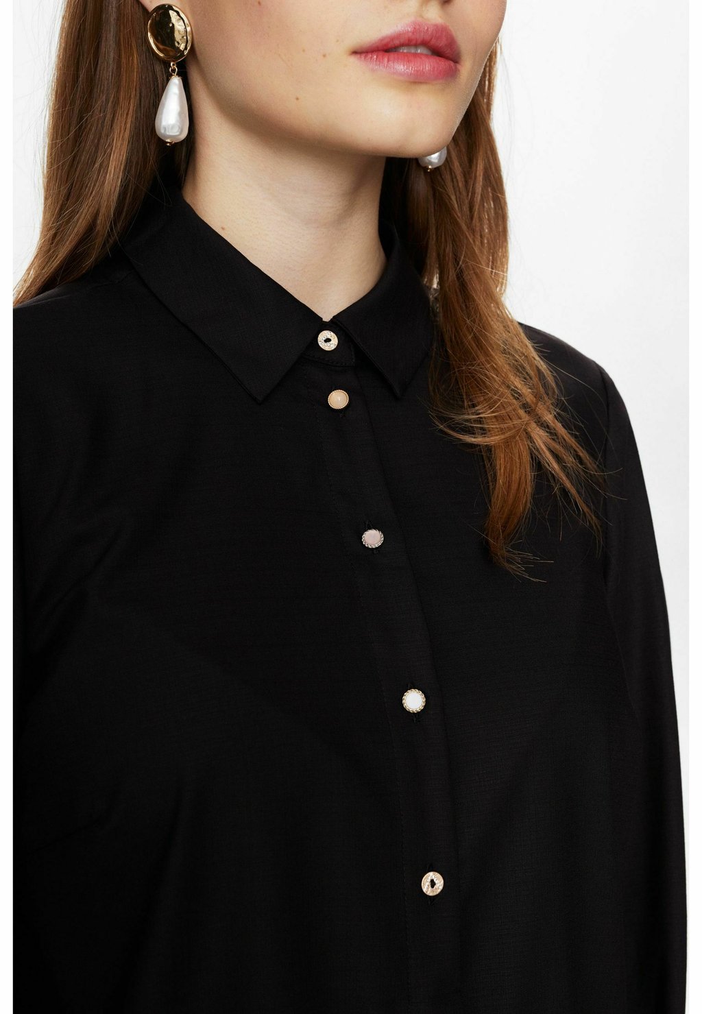Блузка на пуговицах Nümph, черный
Блузка на пуговицах Nümph, черный
