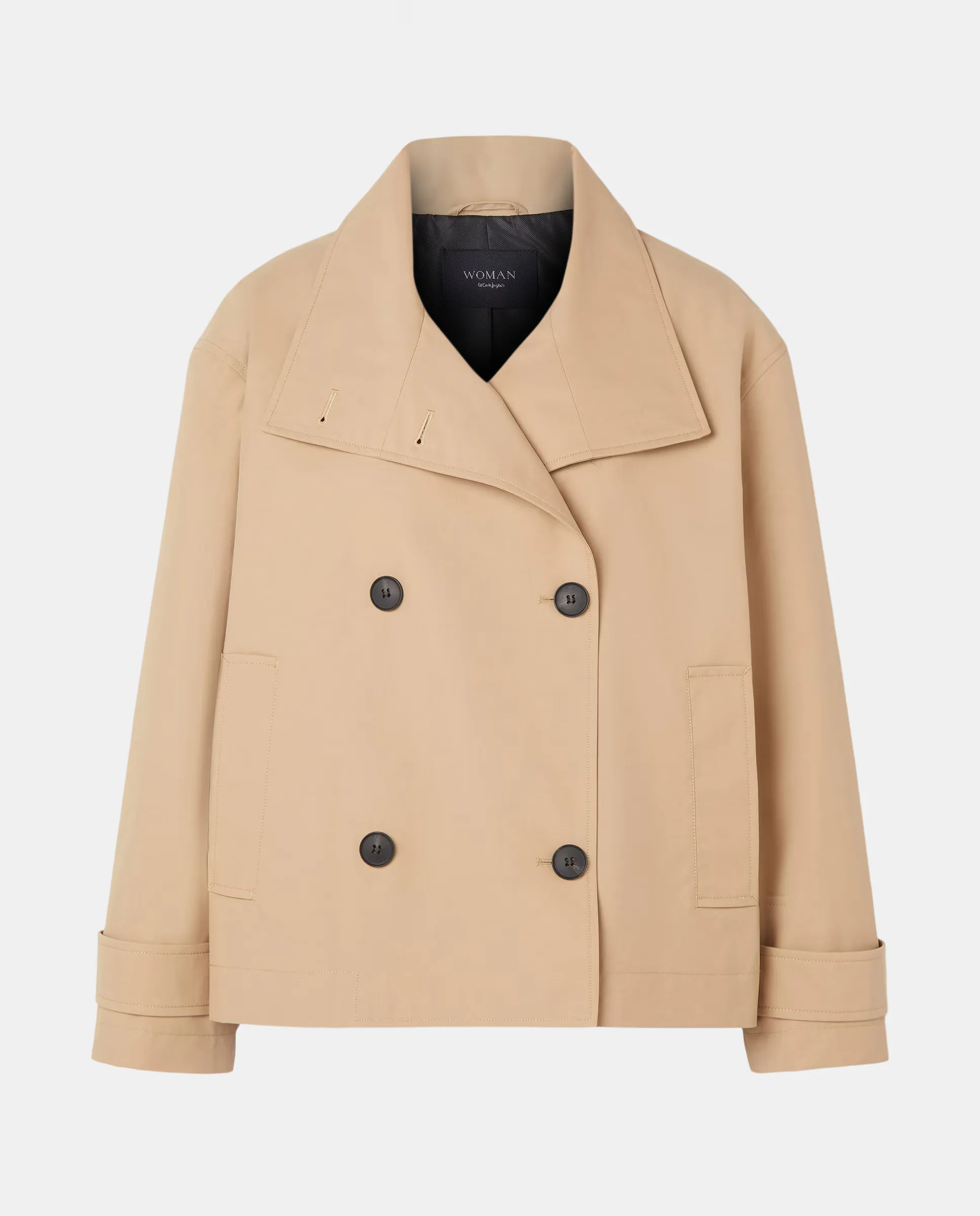 Женский короткий гладкий дождевик Woman El Corte Inglés, бежевый
Женский короткий гладкий дождевик Woman El Corte Inglés, бежевый