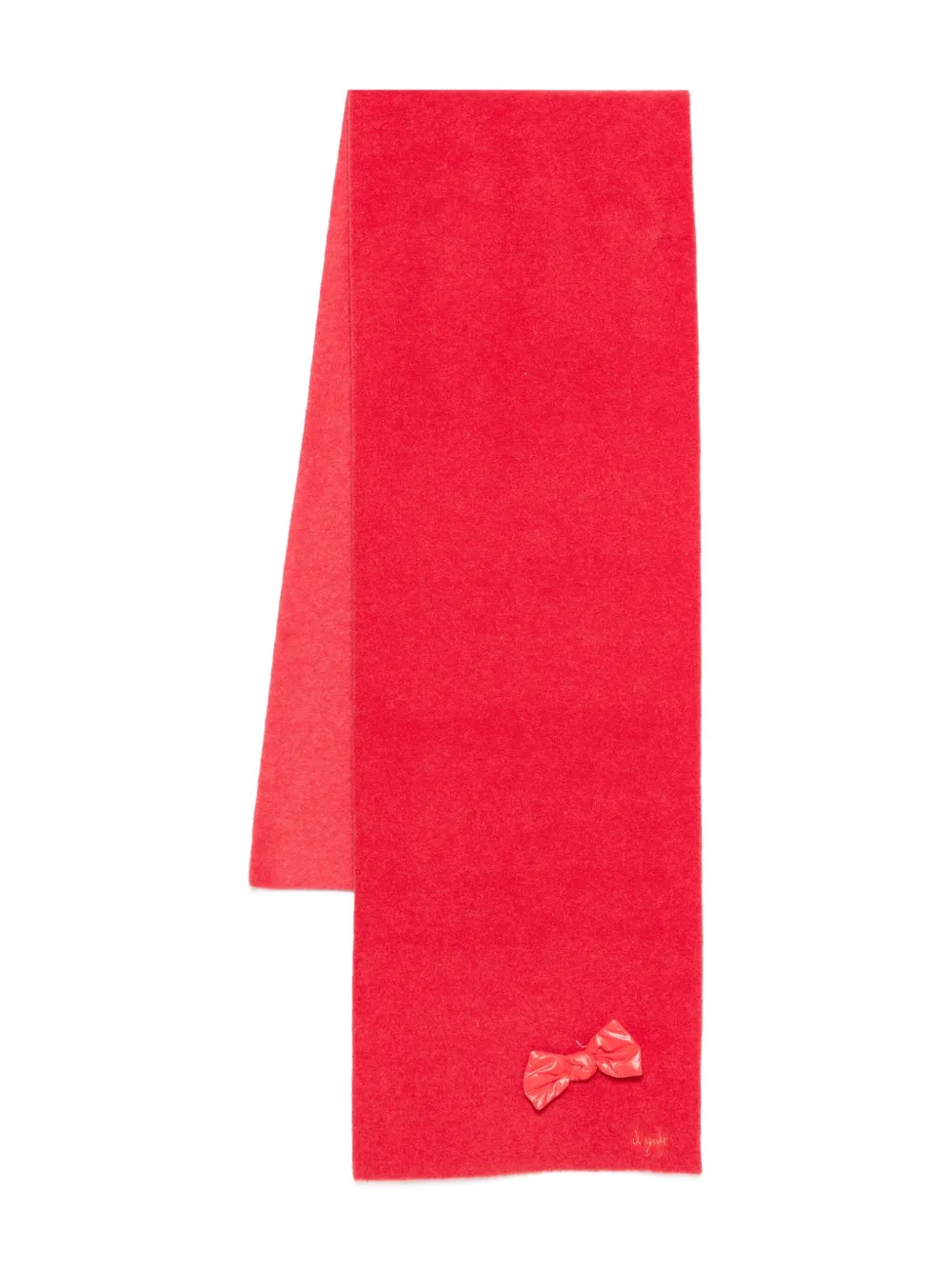 Шарф с аппликацией в виде банта Il Gufo, розовый
Шарф с аппликацией в виде банта Il Gufo, розовый