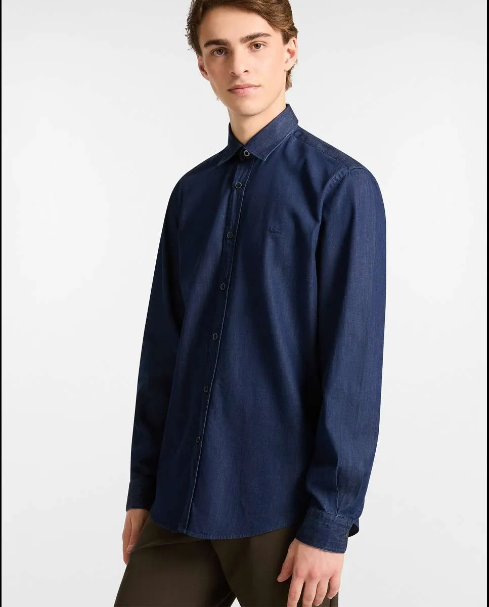 Мужская джинсовая рубашка с длинным рукавом Harmont&Blaine, синий
Мужская джинсовая рубашка с длинным рукавом Harmont&Blaine, синий