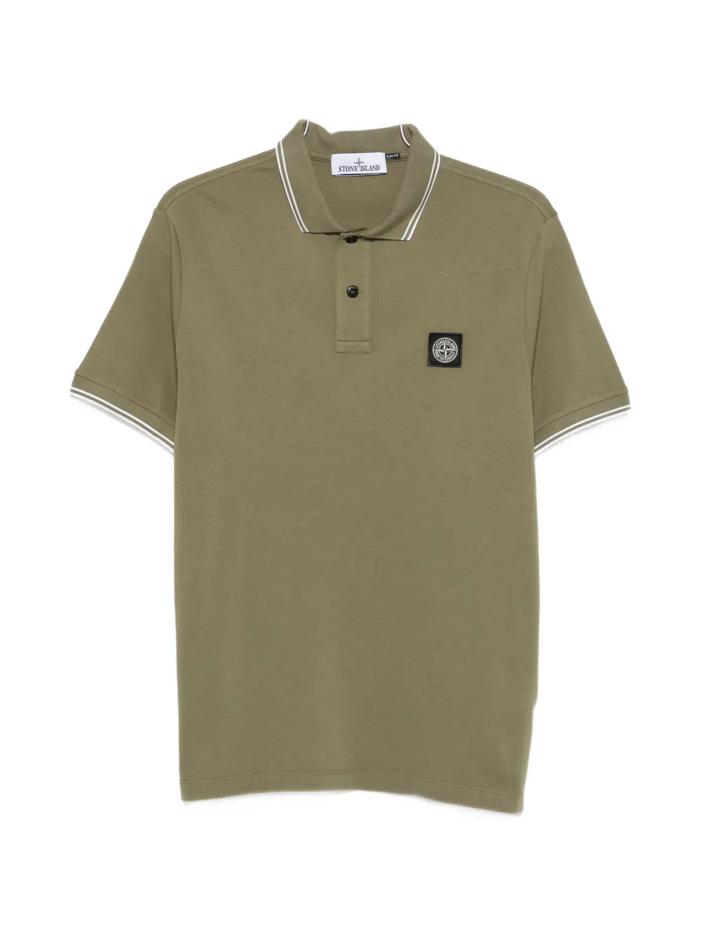 Поло с полосатыми вставками Stone Island, зеленый
Поло с полосатыми вставками Stone Island, зеленый