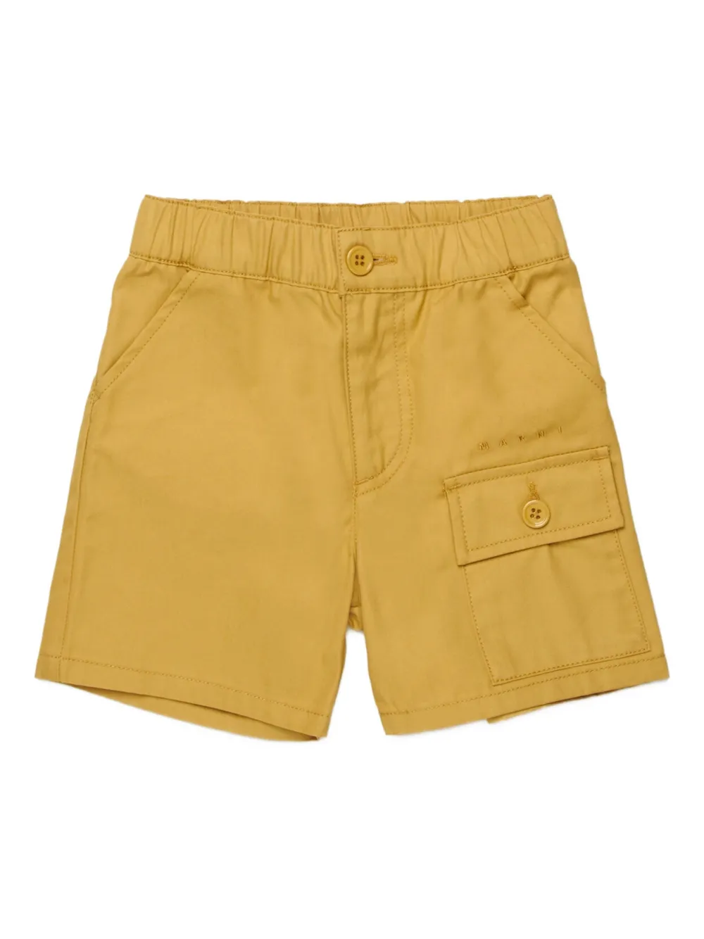 Шорты с вышитым логотипом Marni Kids, желтый
Шорты с вышитым логотипом Marni Kids, желтый