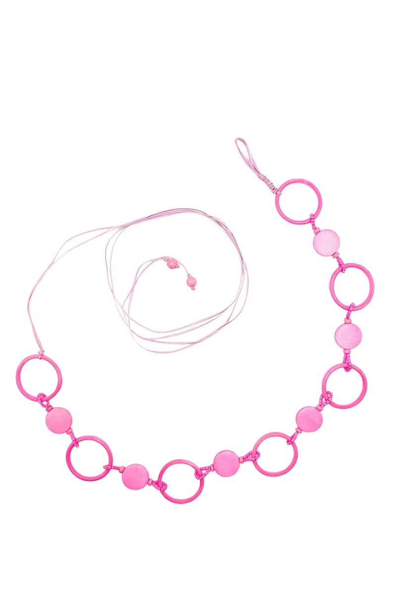 COLLEZIONE ALESSANDRO Поясной ремень "Дереворабота", деревянный ремень для завязывания, розовый
COLLEZIONE ALESSANDRO Поясной ремень "Дереворабота", деревянный ремень для завязывания, розовый