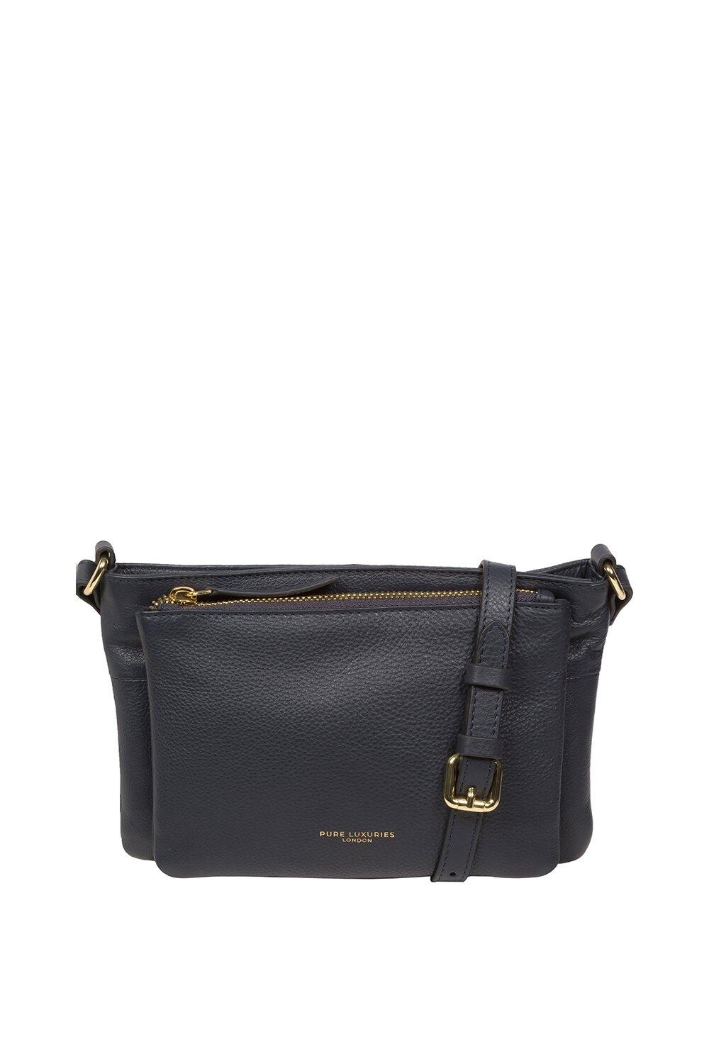 Сумка через плечо 'Jess' из кожи наппа Pure Luxuries London, темно-синий 
Сумка через плечо 'Jess' из кожи наппа Pure Luxuries London, темно-синий