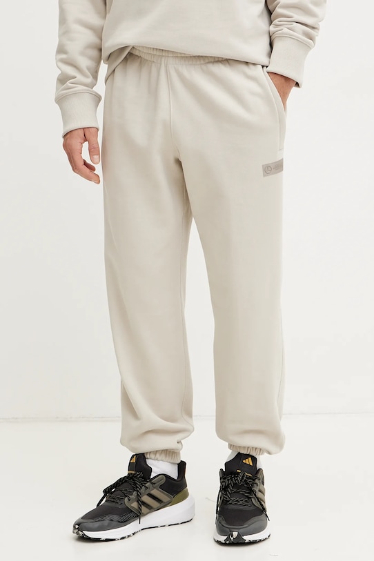 Хлопковые спортивные брюки x Mercedes Adidas, бежевый
Хлопковые спортивные брюки x Mercedes Adidas, бежевый