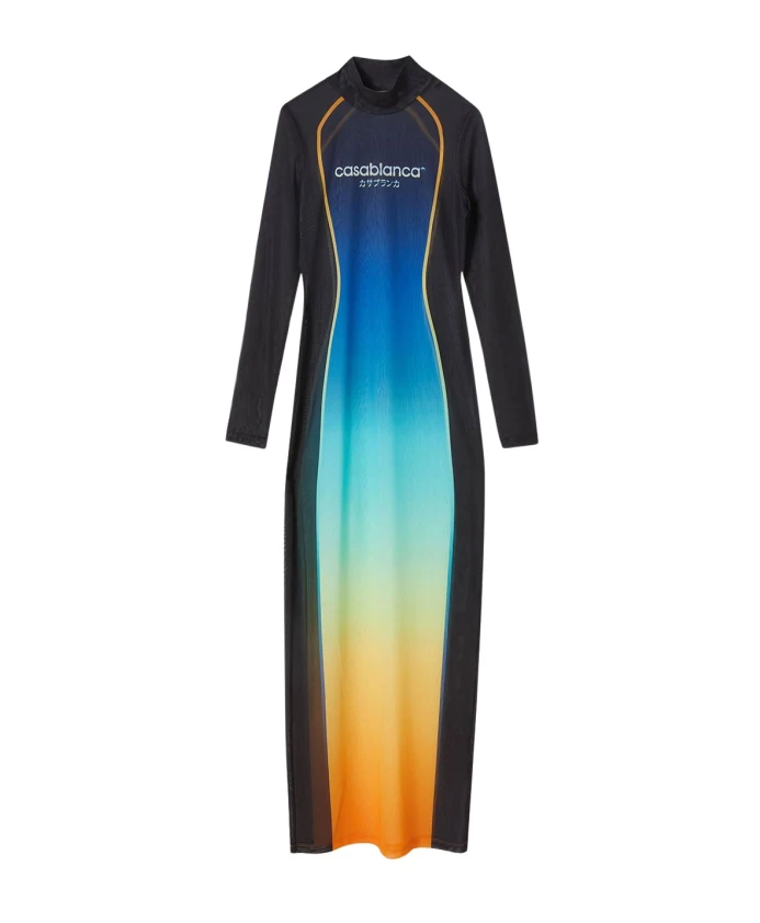 Платье с градиентным принтом Casablanca, мультиколор
Платье с градиентным принтом Casablanca, мультиколор