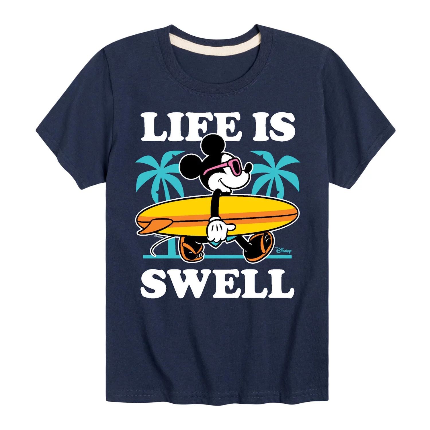 Футболка Disney's Mickey Mouse с рисунком для мальчиков 8–20 лет Surf Life Is Swell Disney, синий
Футболка Disney's Mickey Mouse с рисунком для мальчиков 8–20 лет Surf Life Is Swell Disney, синий