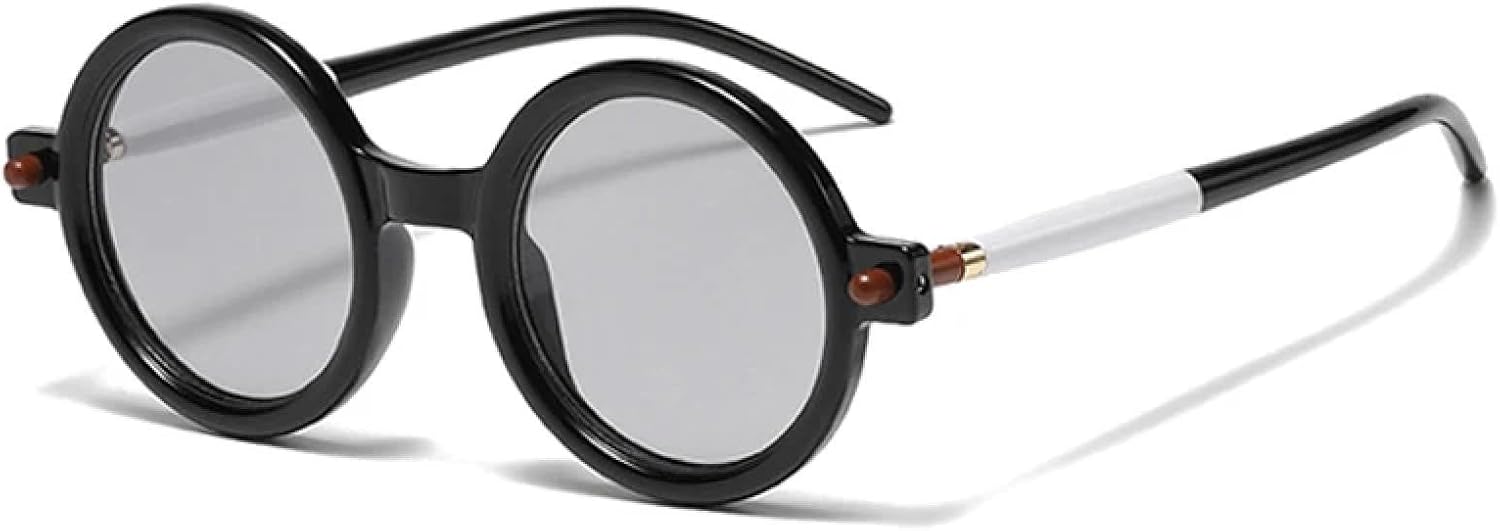 Популярные модные круглые солнцезащитные очки для женщин в стиле ретро с прозрачными линзами, для мужчин, трендовые очки с защитой от УФ-излучения UV400 HHZZYVY, Black Light Gray
Популярные модные круглые солнцезащитные очки для женщин в стиле ретро с прозрачными линзами, для мужчин, трендовые очки с защитой от УФ-излучения UV400 HHZZYVY, Black Light Gray