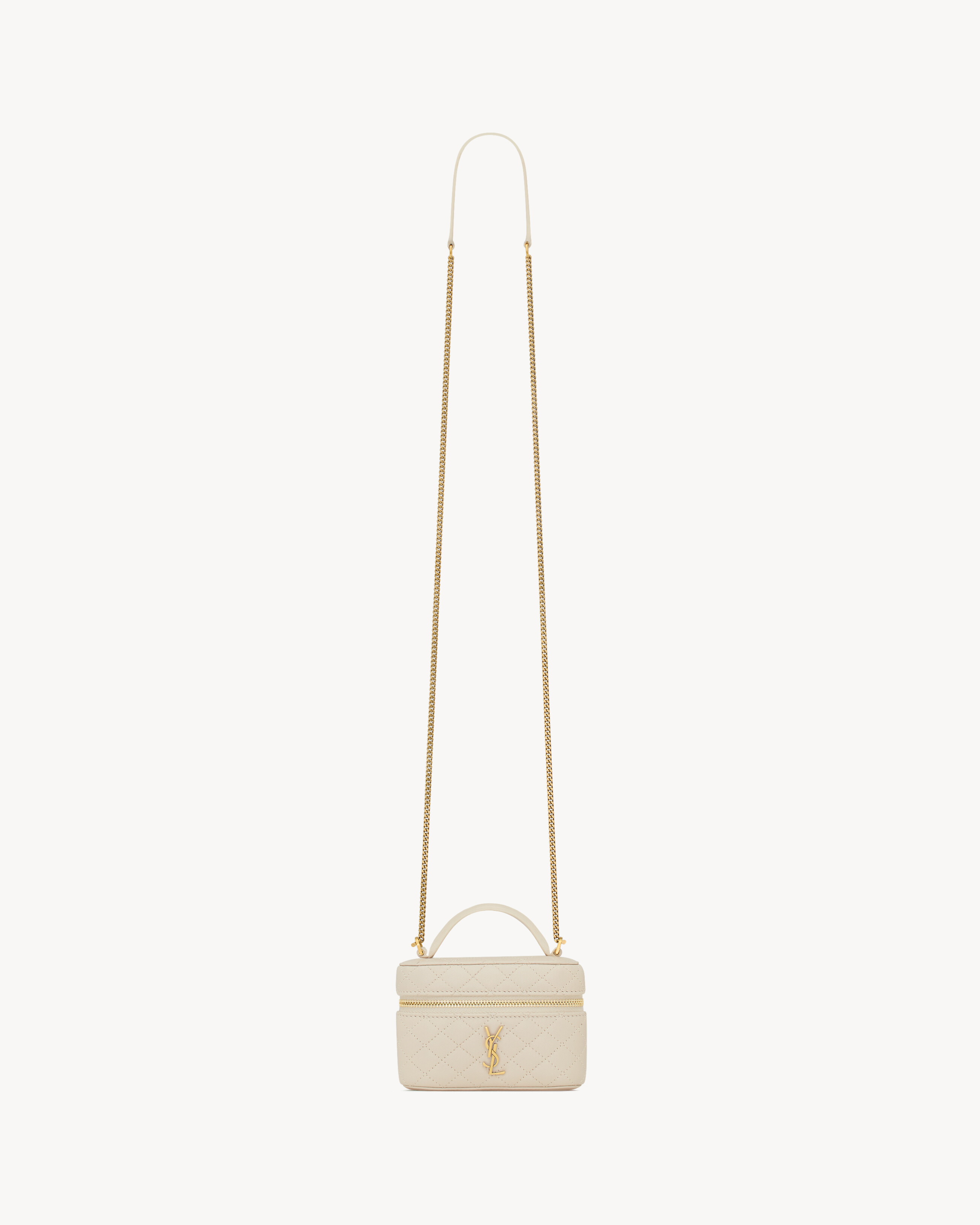 Миниатюрная косметичка GABY из овечьей кожи Saint Laurent, белый
Миниатюрная косметичка GABY из овечьей кожи Saint Laurent, белый