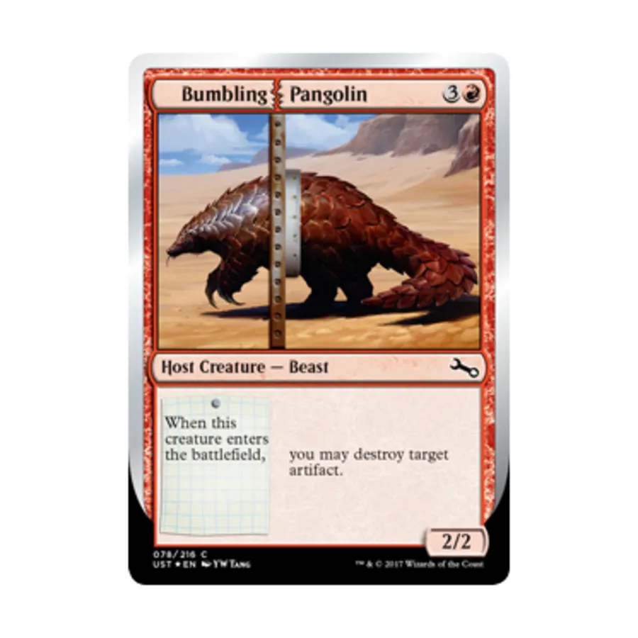 CCG Неуклюжий панголин (клавиша C), MTG - Unstable
CCG Неуклюжий панголин (клавиша C), MTG - Unstable