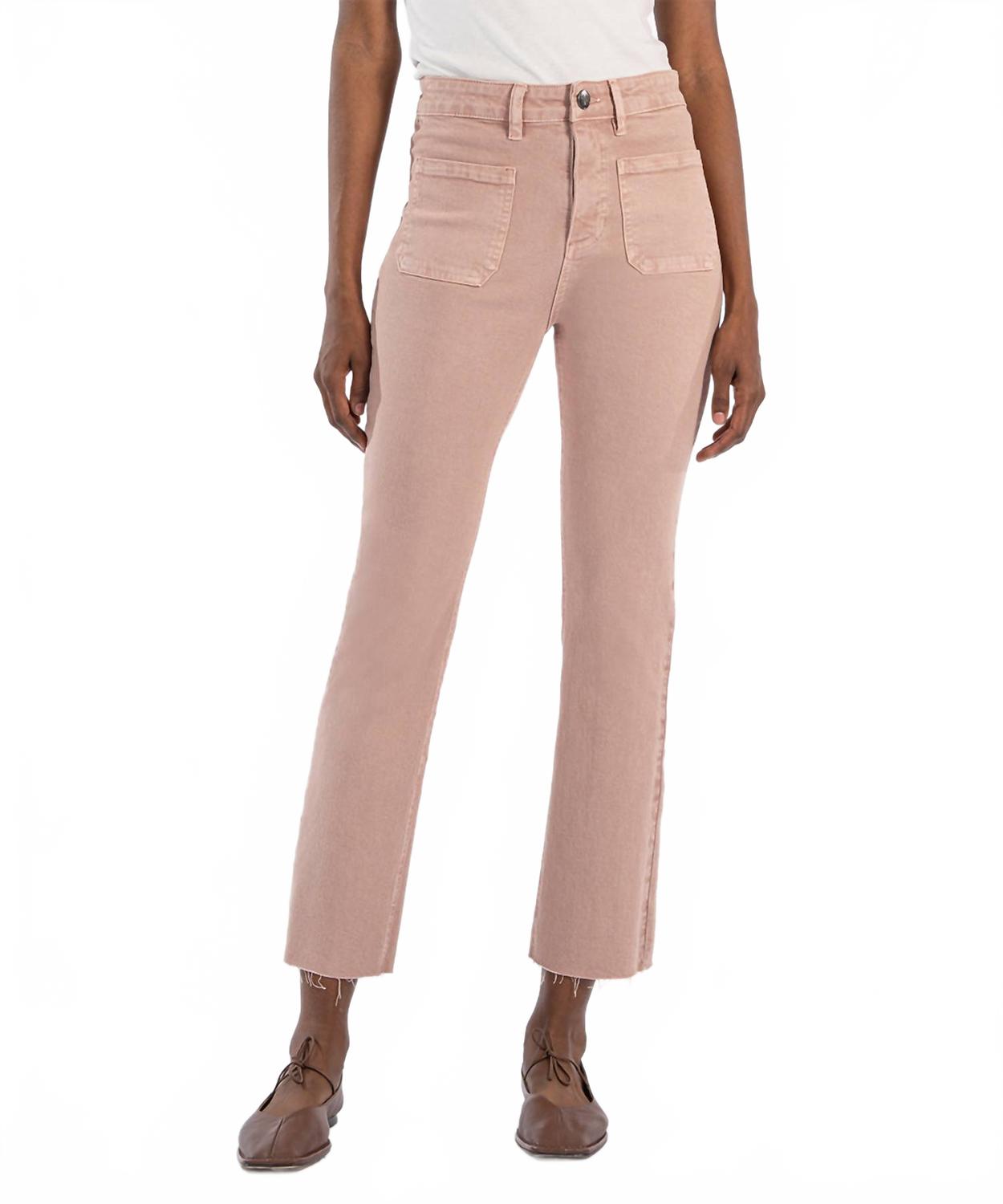 Женские джинсы Reese с высокой посадкой, прямые по щиколотку, цвет розовый KUT FROM THE KLOTH
Женские джинсы Reese с высокой посадкой, прямые по щиколотку, цвет розовый KUT FROM THE KLOTH