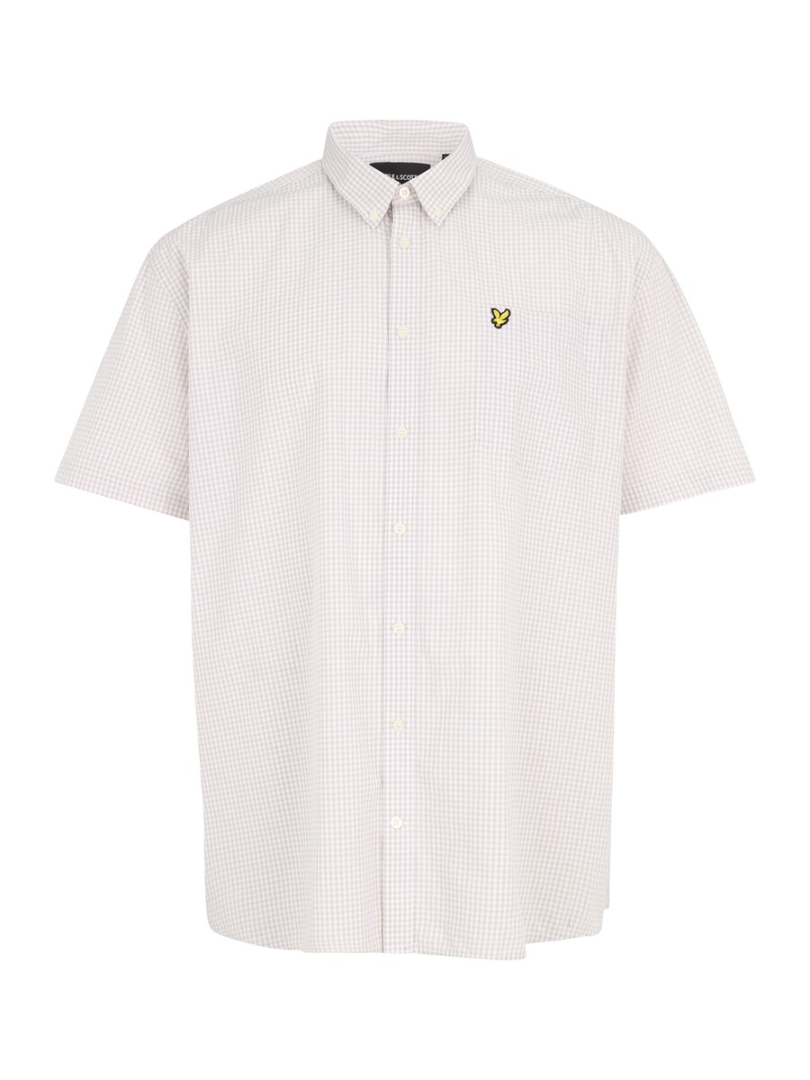 Рубашка на пуговицах классического кроя Lyle & Scott Big&Tall, экрю 
Рубашка на пуговицах классического кроя Lyle & Scott Big&Tall, экрю