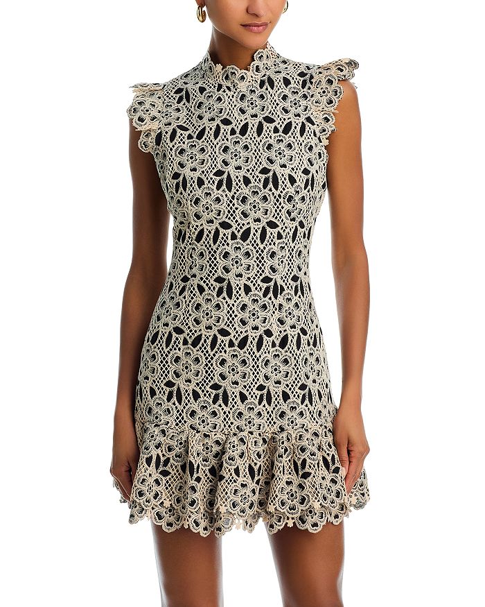 Мини-платье с цветочным принтом и воротником-стойкой AQUA, мультиколор
Мини-платье с цветочным принтом и воротником-стойкой AQUA, мультиколор