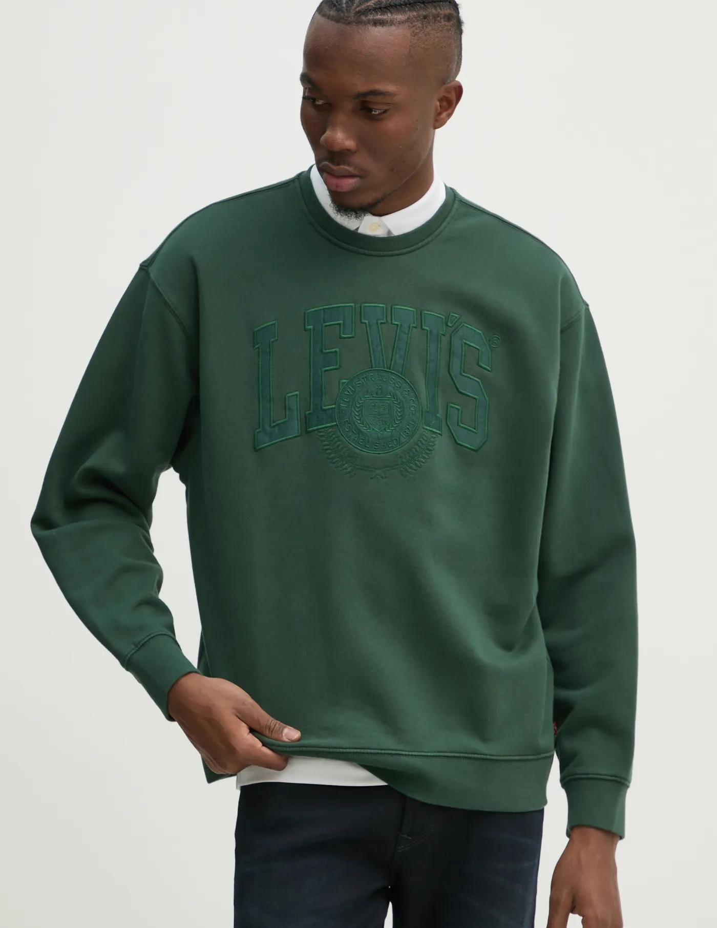 Хлопковая толстовка Levi's, зеленый
Хлопковая толстовка Levi's, зеленый