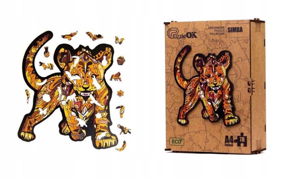 Пазл деревянный ЭКО 78 Симба А4 PuzA4-01752 Inna marka
Пазл деревянный ЭКО 78 Симба А4 PuzA4-01752 Inna marka