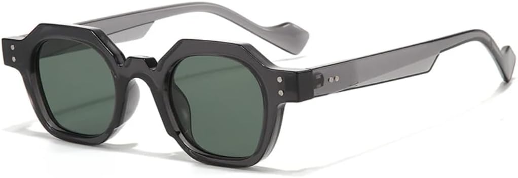 Ретро-солнцезащитные очки в форме многоугольника, маленькие квадратные, женские, с защитой от УФ-излучения UV400, в стиле панк, с декоративными заклепками, мужские, с прозрачными линзами UATXTAU, Grey Dark Green
Ретро-солнцезащитные очки в форме многоугольника, маленькие квадратные, женские, с защитой от УФ-излучения UV400, в стиле панк, с декоративными заклепками, мужские, с прозрачными линзами UATXTAU, Grey Dark Green