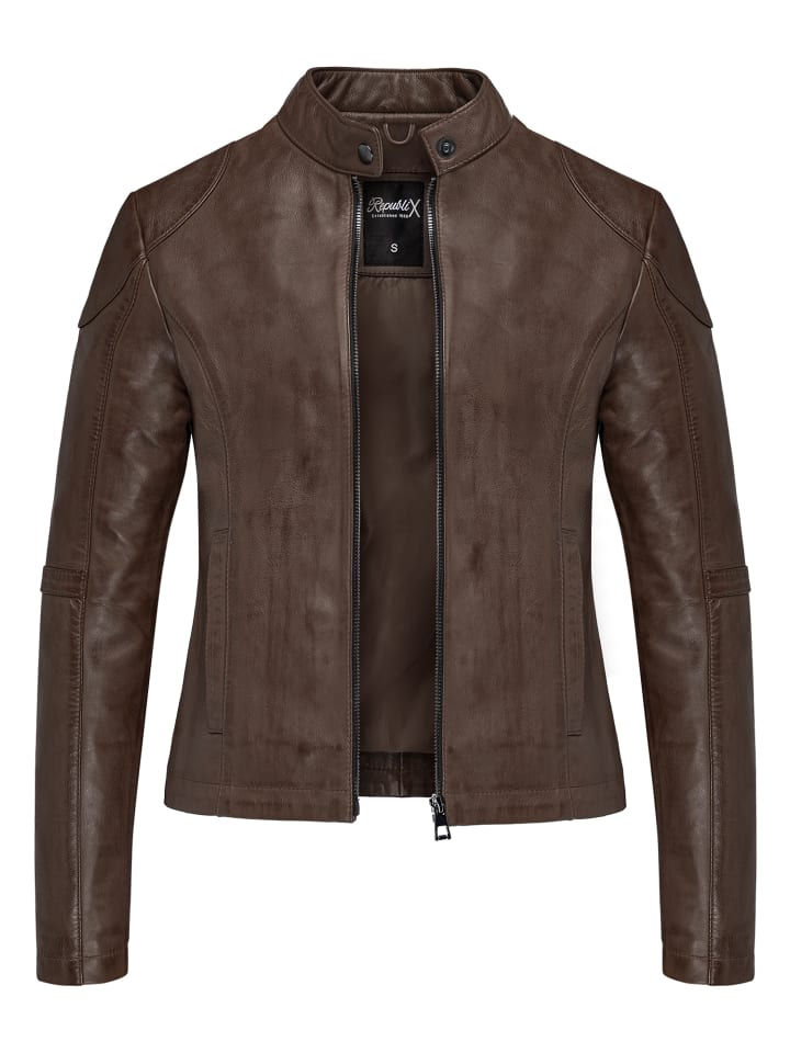 Кожаная куртка REPUBLIX, темно-коричневый
Кожаная куртка REPUBLIX, темно-коричневый