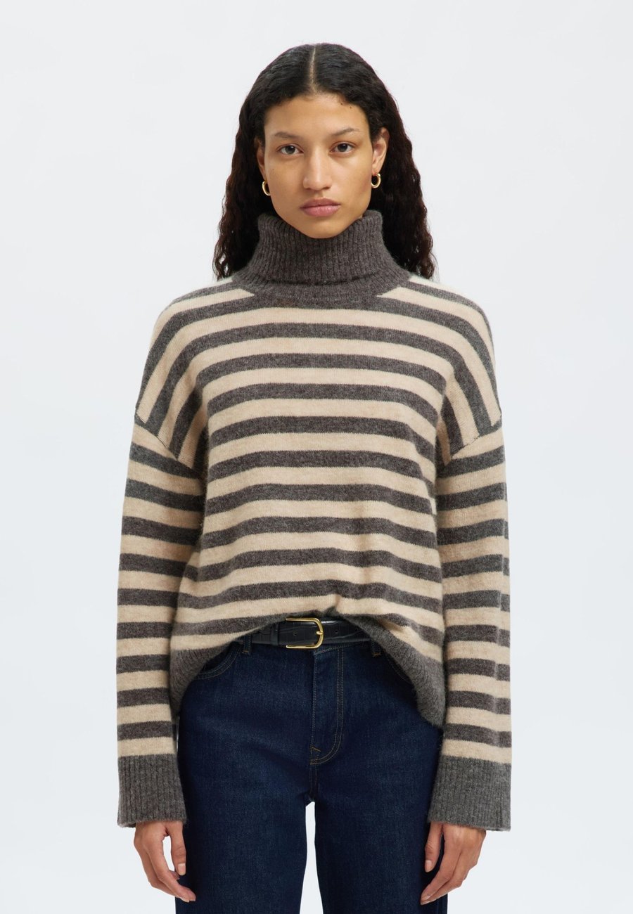 Джемпер Selected Femme SLFLULU ROLL NECK , Medium Grey Melange/Birch/Multi-Coloured
Джемпер Selected Femme SLFLULU ROLL NECK , Medium Grey Melange/Birch/Multi-Coloured