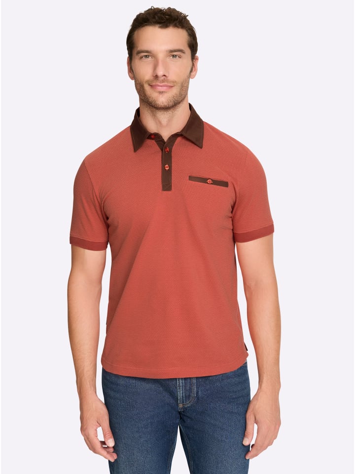 Рубашка с короткими рукавами терракотового цвета WITT WEIDEN
Рубашка с короткими рукавами терракотового цвета WITT WEIDEN