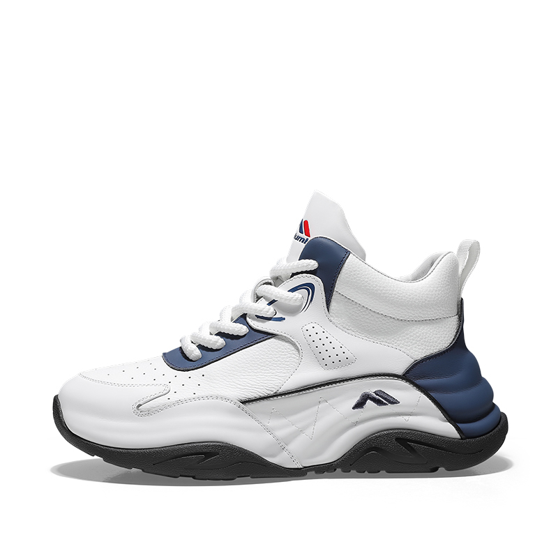 Высокие устойчивые к истиранию нескользящие массивные кроссовки мужские бело-синие Kolumb
Высокие устойчивые к истиранию нескользящие массивные кроссовки мужские бело-синие Kolumb